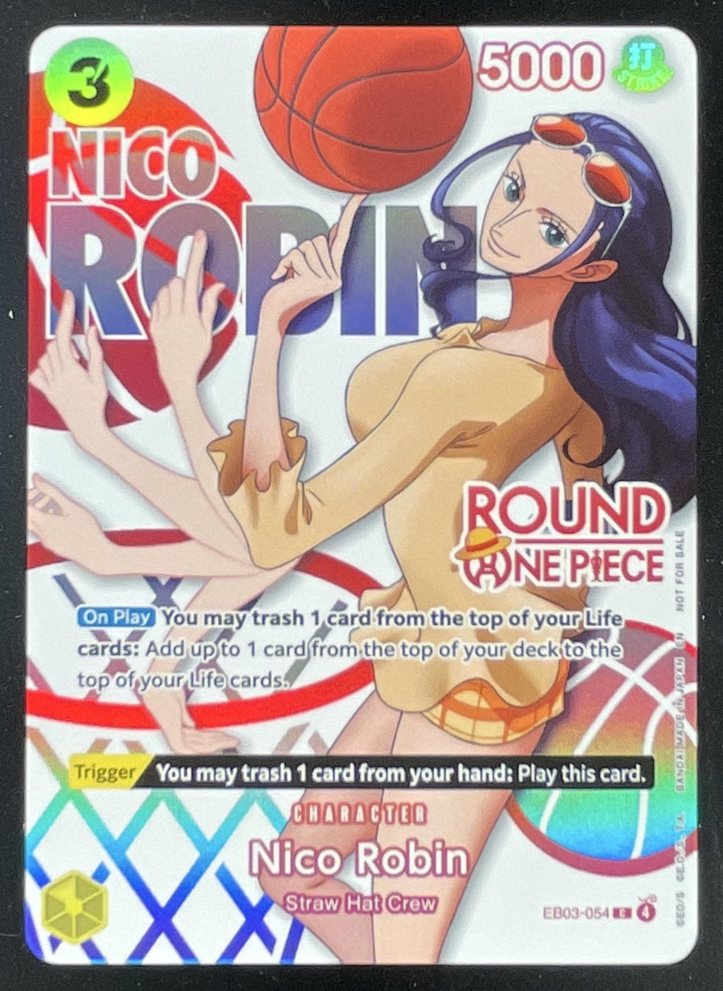 2026 One Piece Round 1 Promo Pack Common #EB03-054 Nico Robin product image 1, provided for visual reference and product