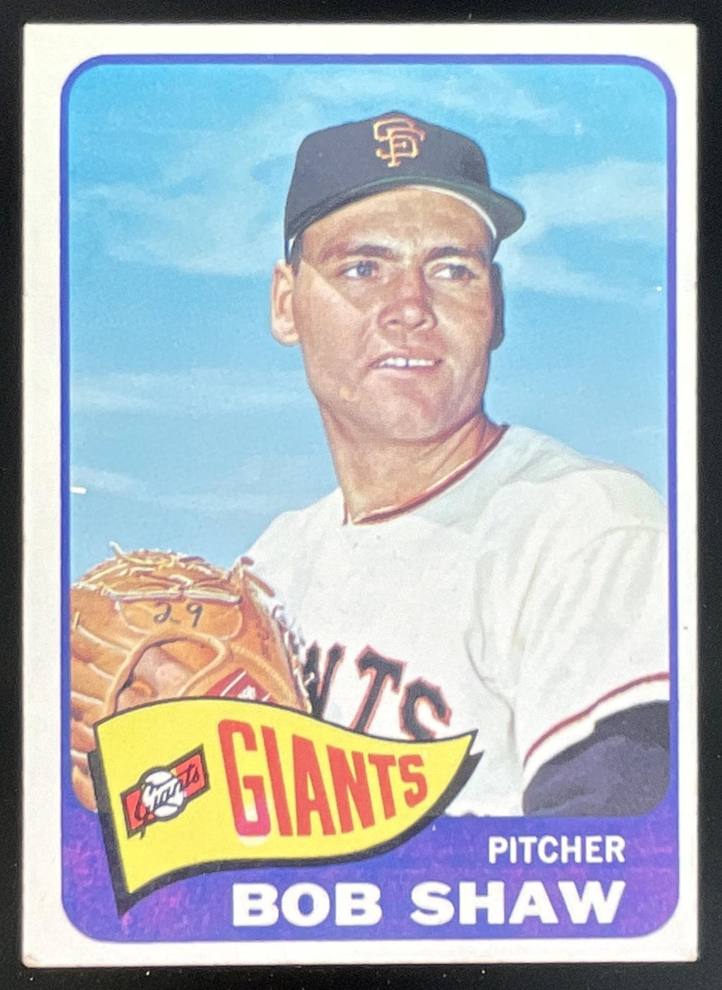 1965 Topps #428 Bob Shaw product image 1, provided for visual reference and product detail review