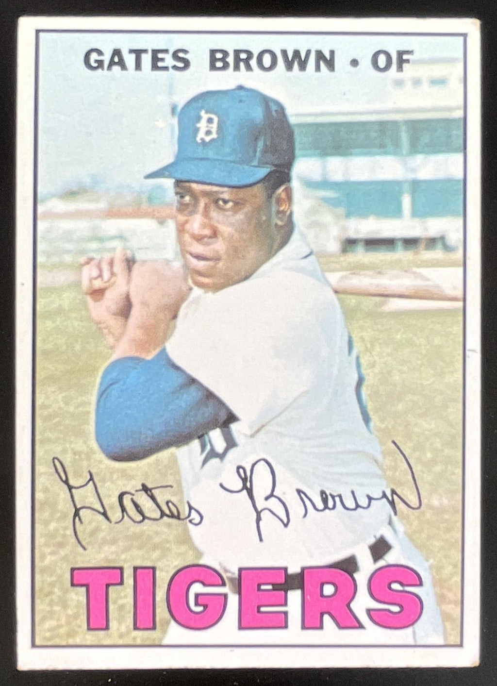 1967 Topps #134 Gates Brown product image 1, provided for visual reference and product detail review