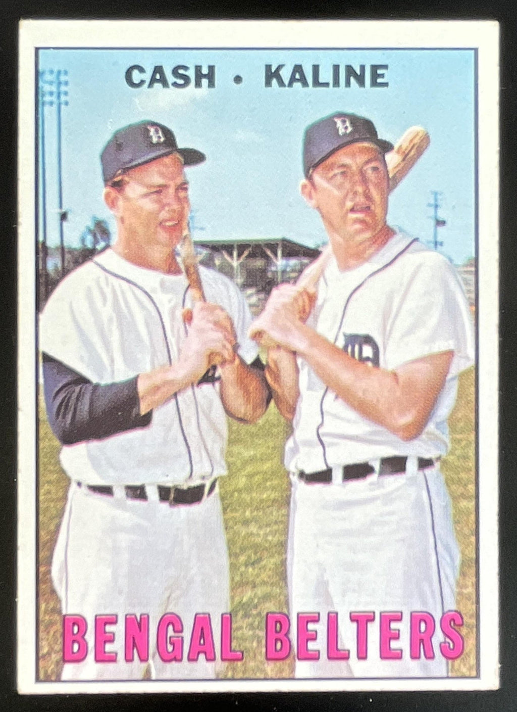1967 Topps #216 Bengal Belters Norm Cash Al Kaline C product image 1, provided for visual reference and product detail review