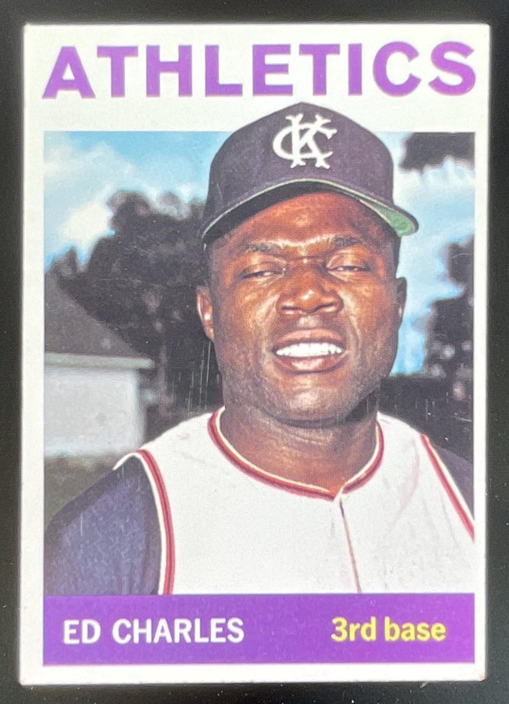 1964 Topps #475 Ed Charles product image 1, provided for visual reference and product detail review