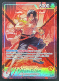 2026 One Piece The Time of Battle Leader #OP16-001 Portgas.D.Ace product image 1, provided for visual reference and product
