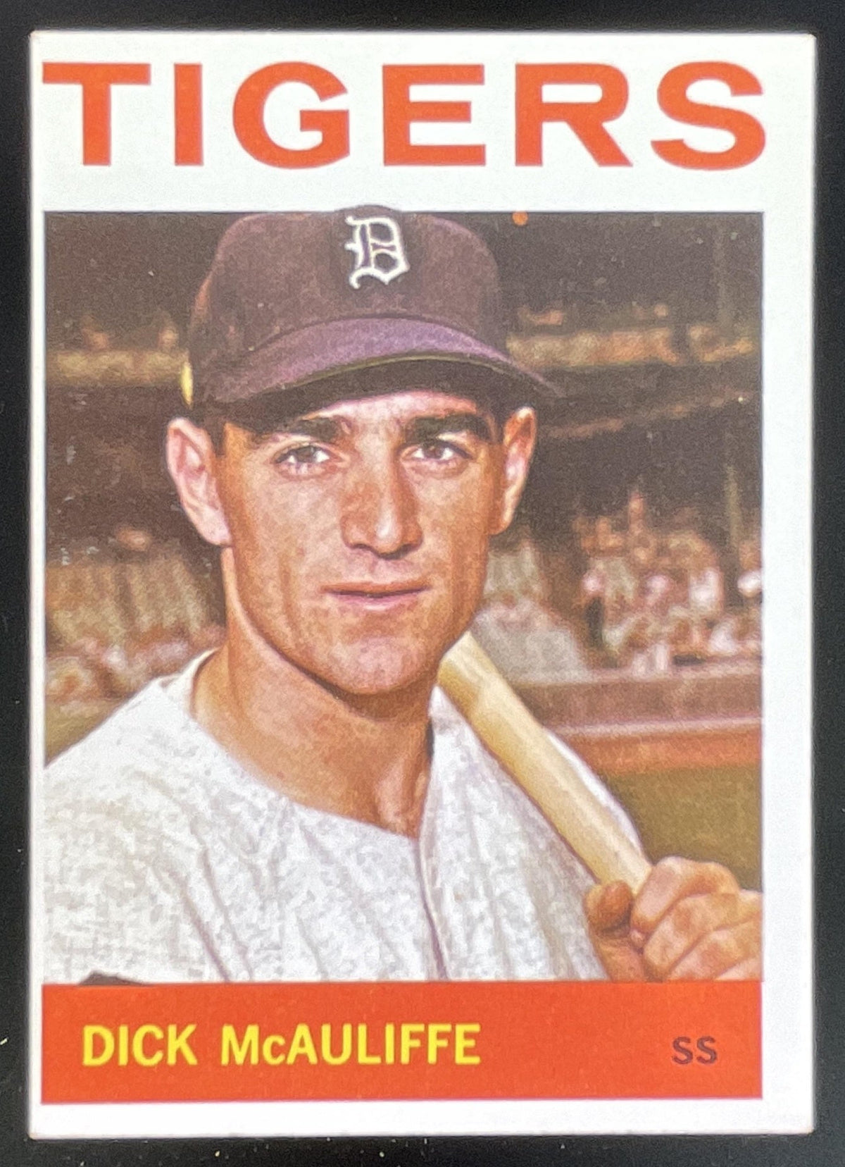 1964 Topps #363 Dick McAuliffe UER product image 1, provided for visual reference and product detail review