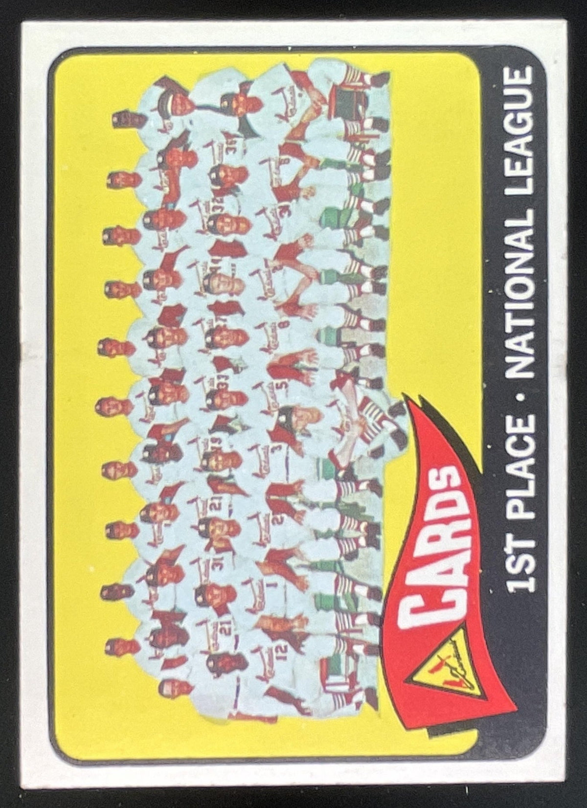 1965 Topps #57 St. Louis Cardinals product image 1, provided for visual reference and product detail review