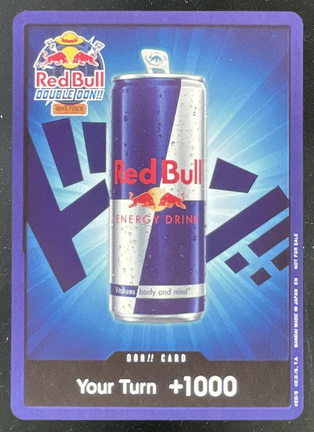 One Piece DON!! Card Red Bull Don!! - One Piece Promotion Cards OP-PR product image 1, provided for visual reference and