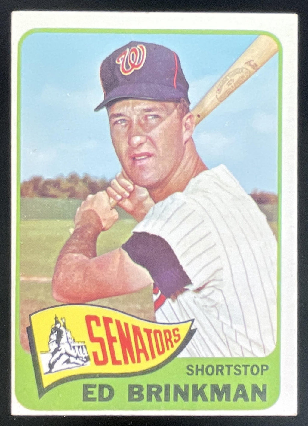 1965 Topps #417 Ed Brinkman product image 1, provided for visual reference and product detail review
