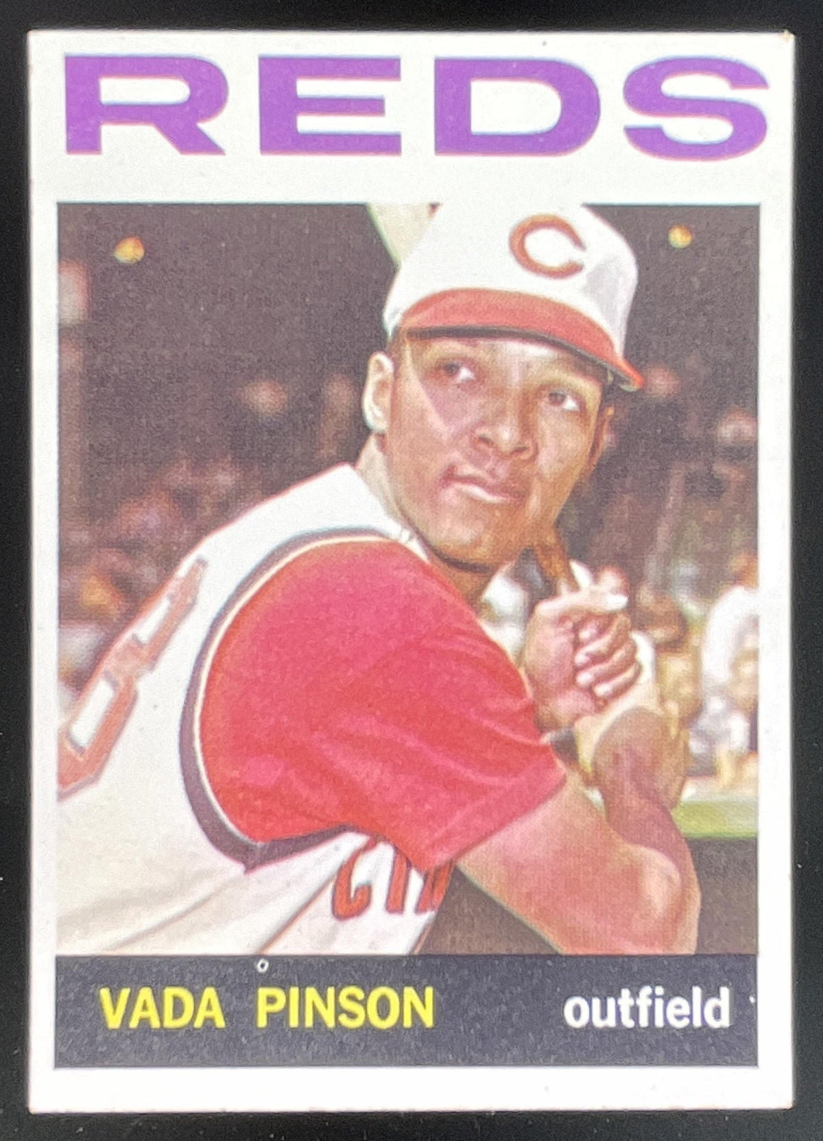 1964 Topps #80 Vada Pinson product image 1, provided for visual reference and product detail review