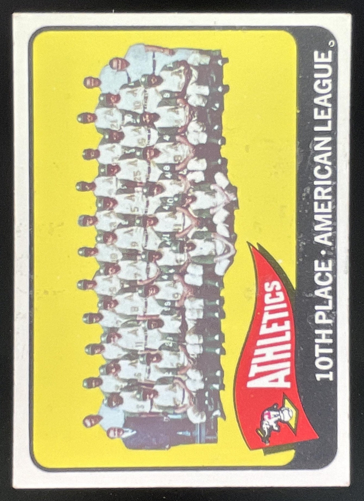 1965 Topps #151 Kansas City Athletics product image 1, provided for visual reference and product detail review
