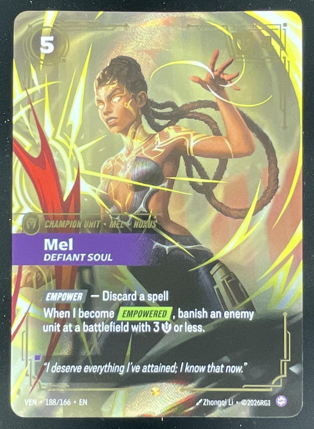 League of Legends Mel, Defiant Soul Overnumbered - Vendetta VEN product image 1, provided for visual reference and product