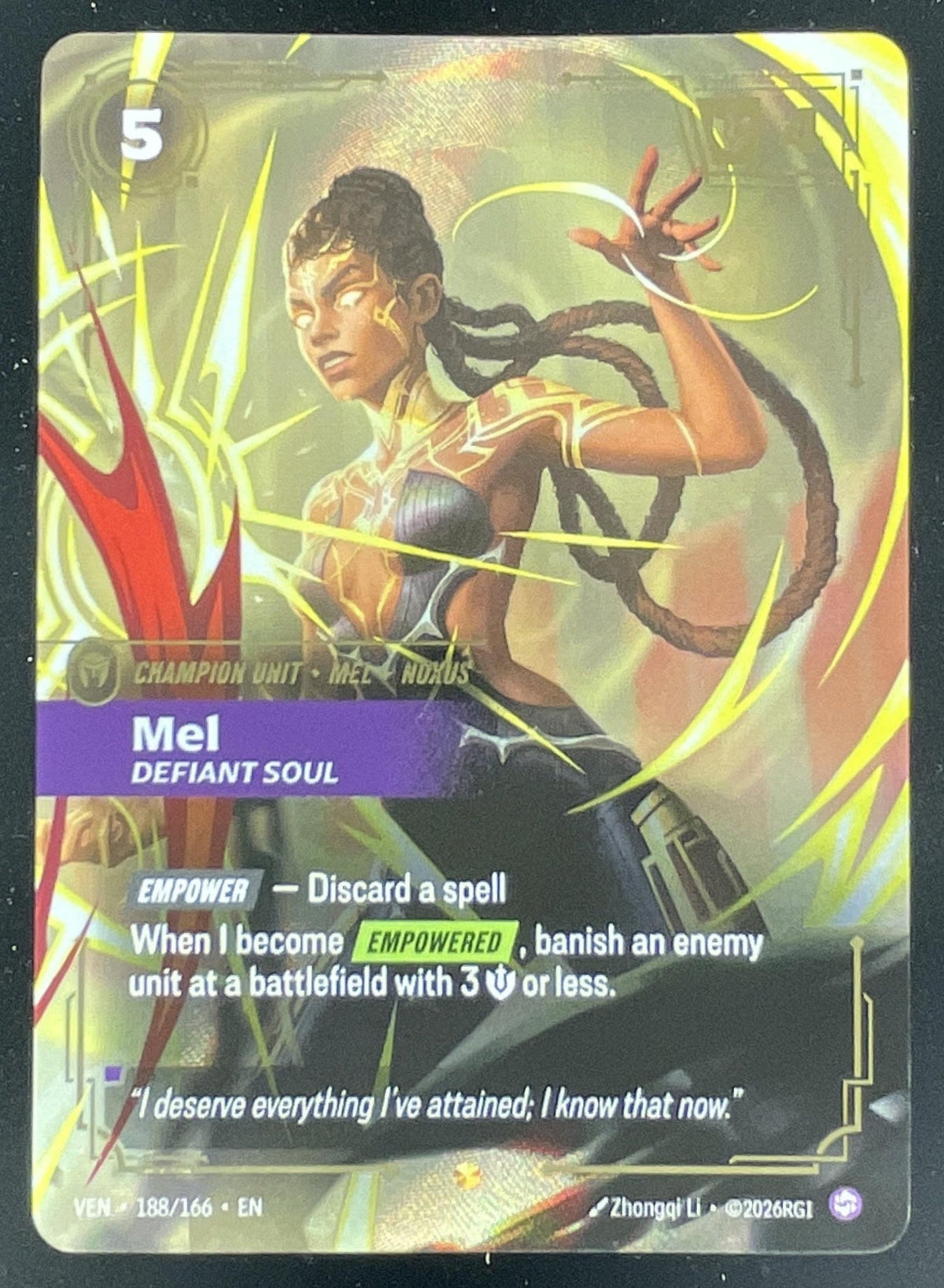 League of Legends Mel, Defiant Soul Overnumbered - Vendetta VEN product image 1, provided for visual reference and product