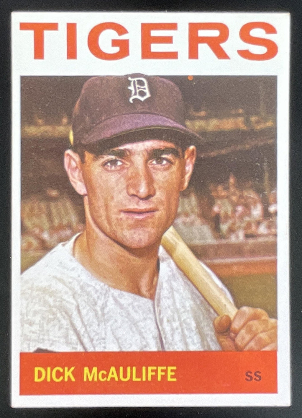 1964 Topps #363 Dick McAuliffe UER product image 1, provided for visual reference and product detail review