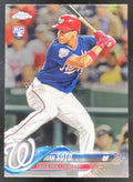 2018 Topps Chrome Update #HMT55 Juan Soto RC product image 1, provided for visual reference and product detail review