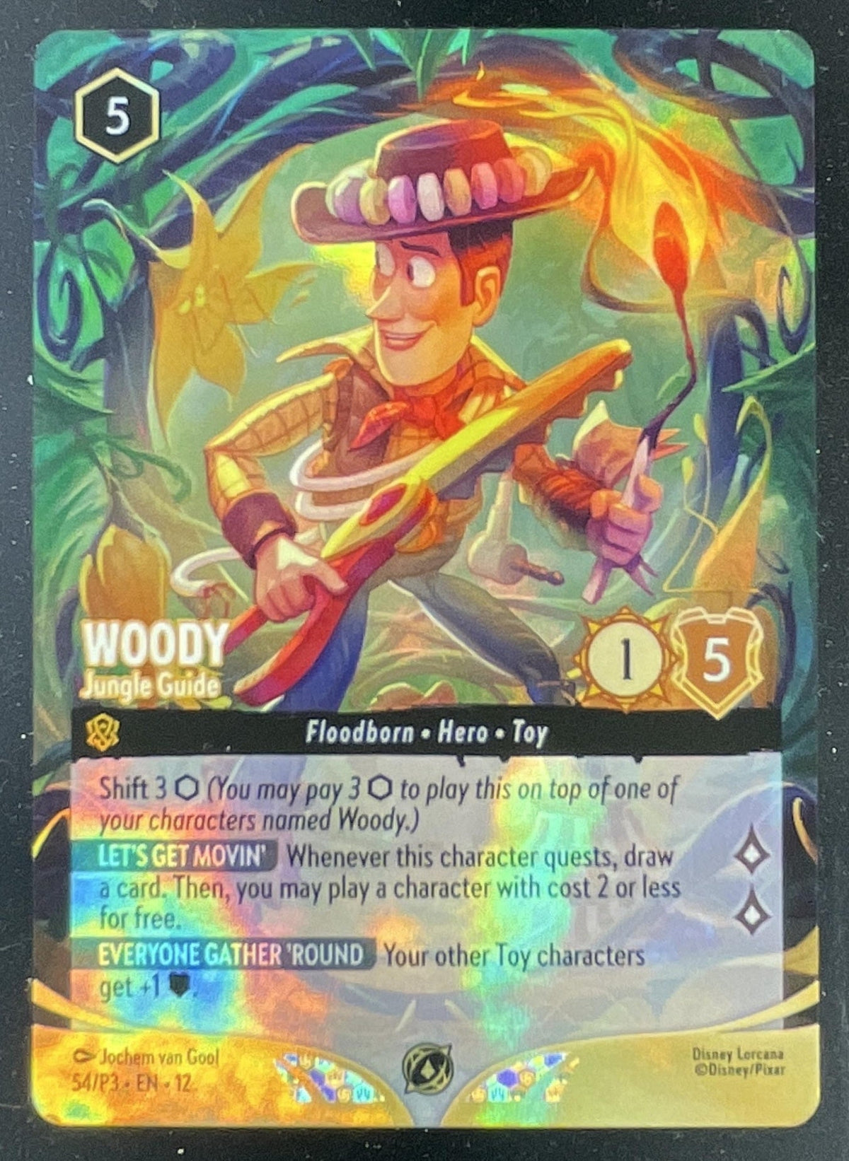 Disney Lorcana Woody - Jungle Guide Store Championship - Promo Cards DLPC product image 1, provided for visual reference and
