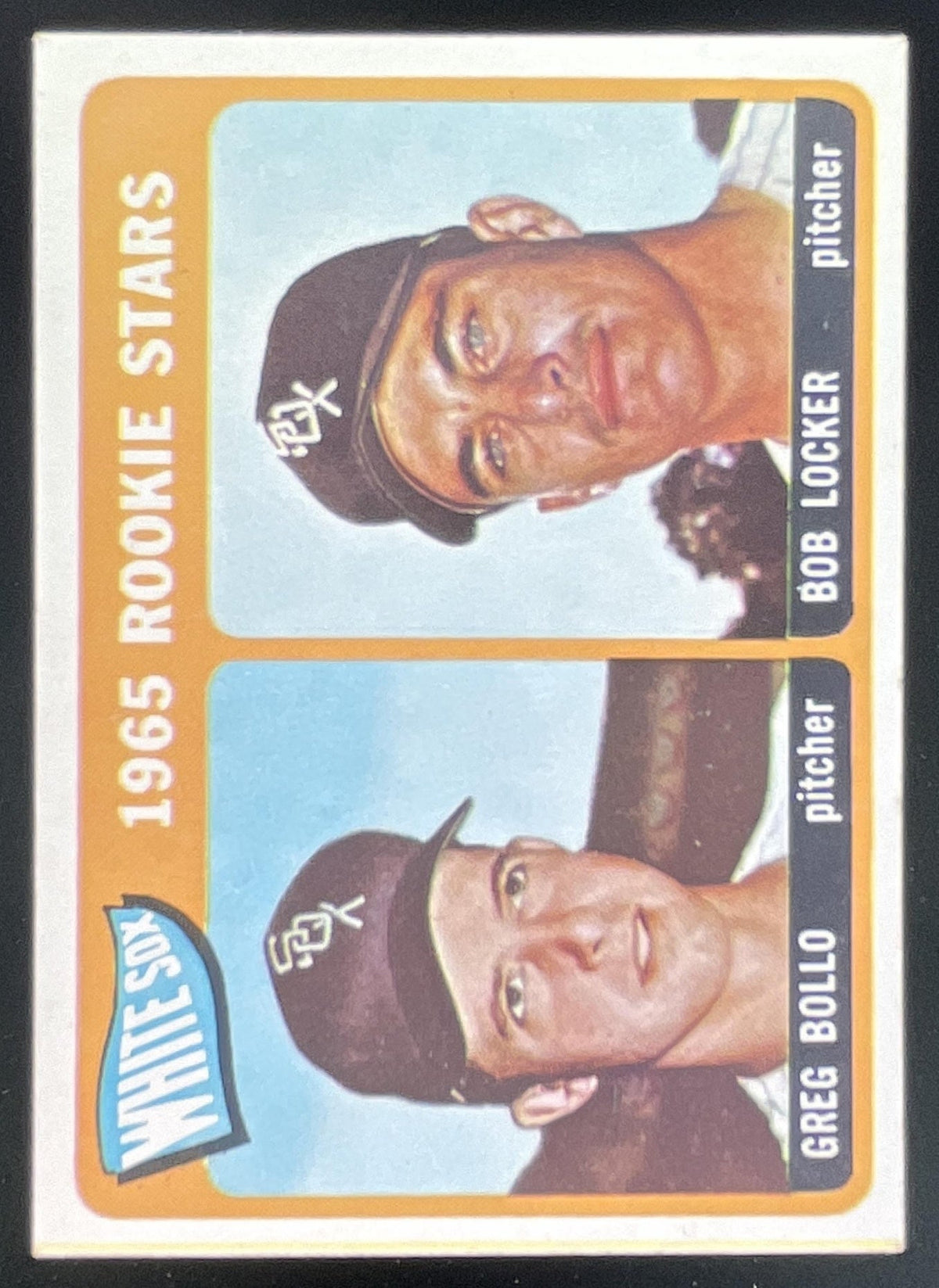 1965 Topps #541 White Sox 1965 Rookie Stars Greg Bollo Bob Locker RS, RC product image 1, provided for visual reference and