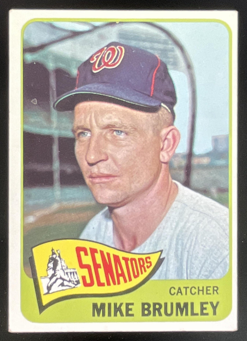 1965 Topps #523 Mike Brumley product image 1, provided for visual reference and product detail review