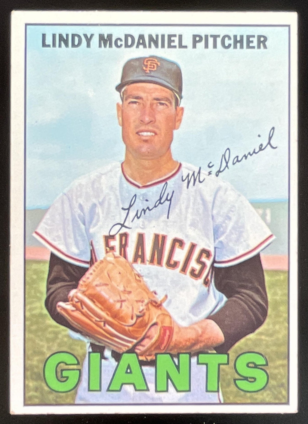 1967 Topps #46 Lindy McDaniel product image 1, provided for visual reference and product detail review