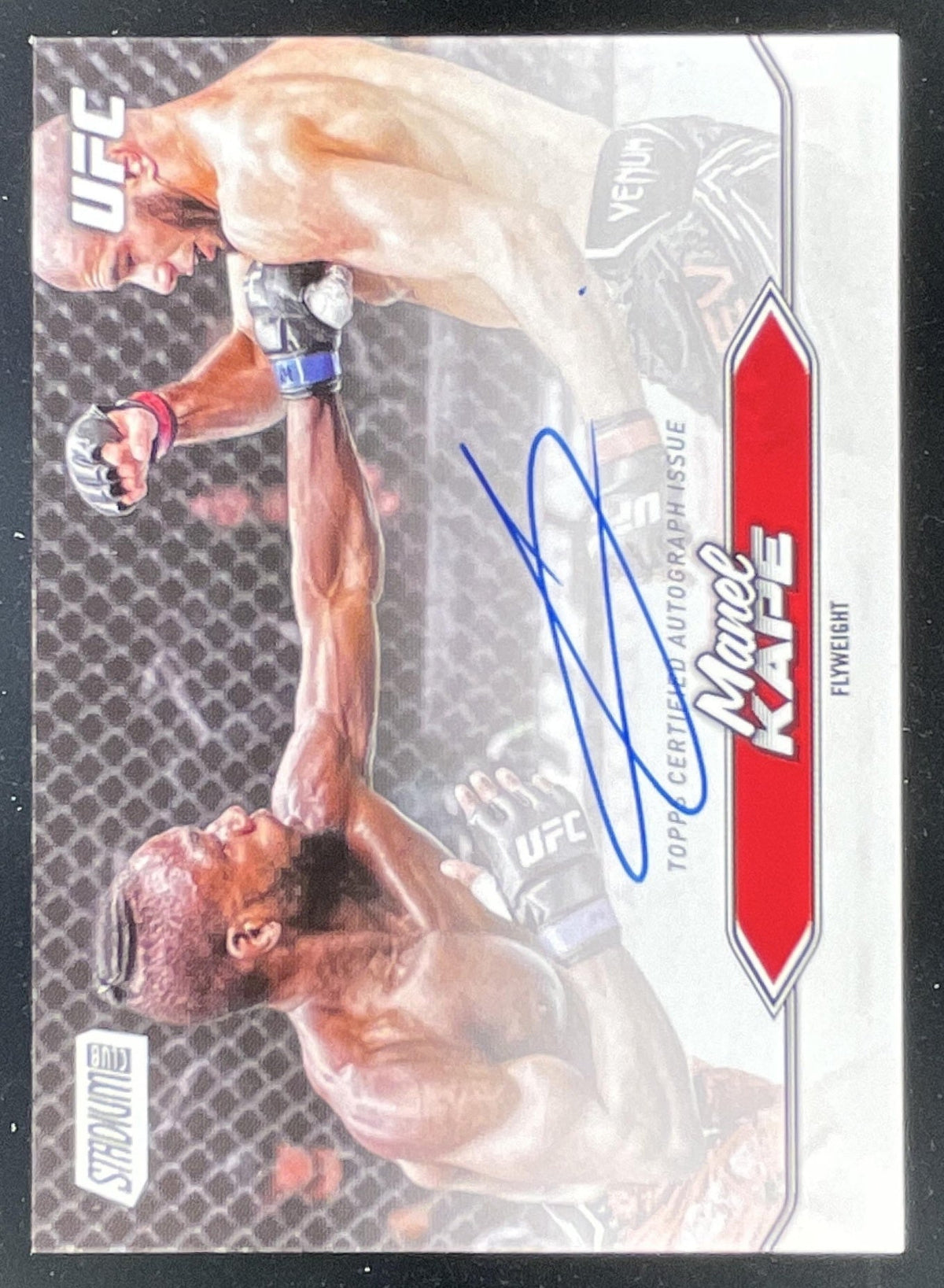 2025 Topps UFC Stadium Club Autograph #BCA-MKE Manel Kape Auto product image 1, provided for visual reference and product
