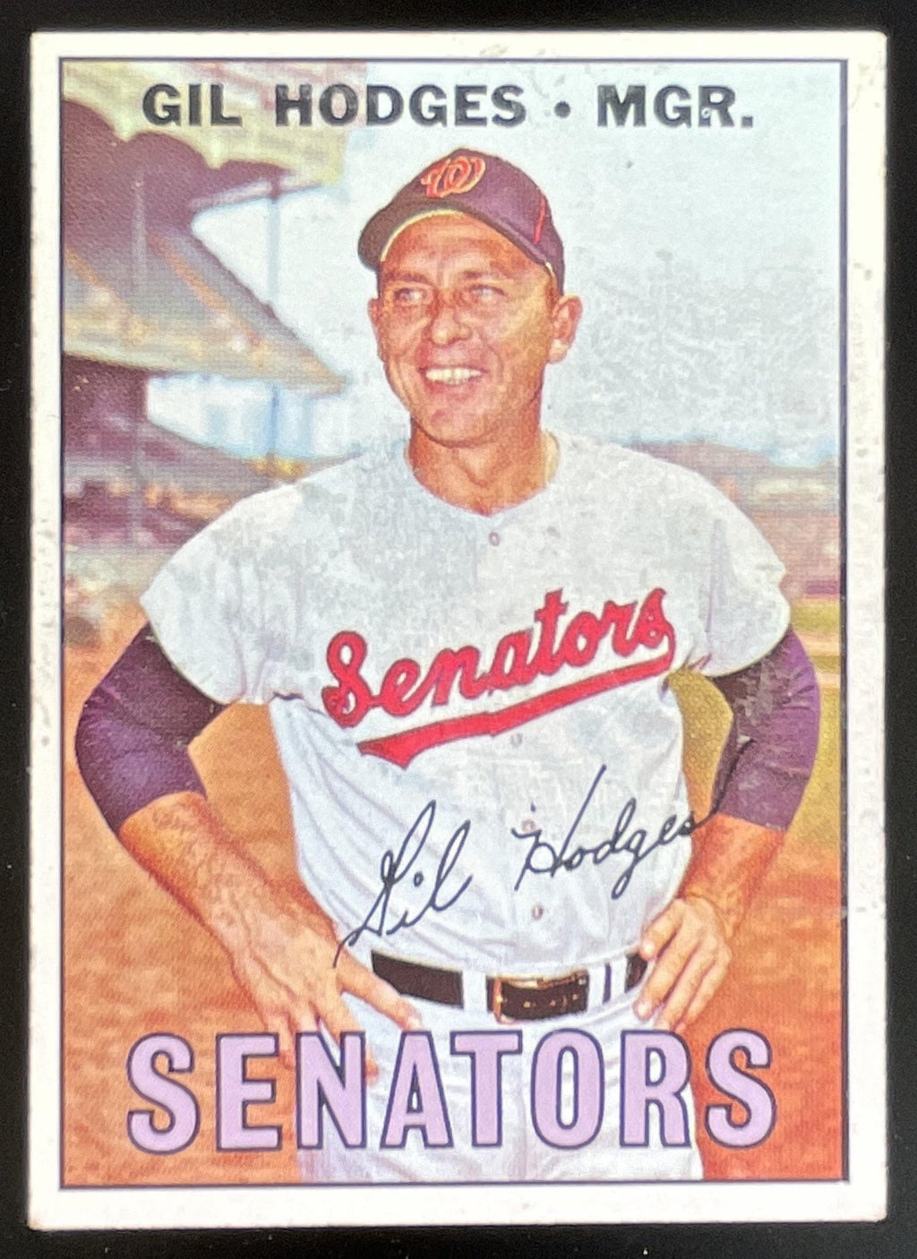 1967 Topps #228 Gil Hodges product image 1, provided for visual reference and product detail review