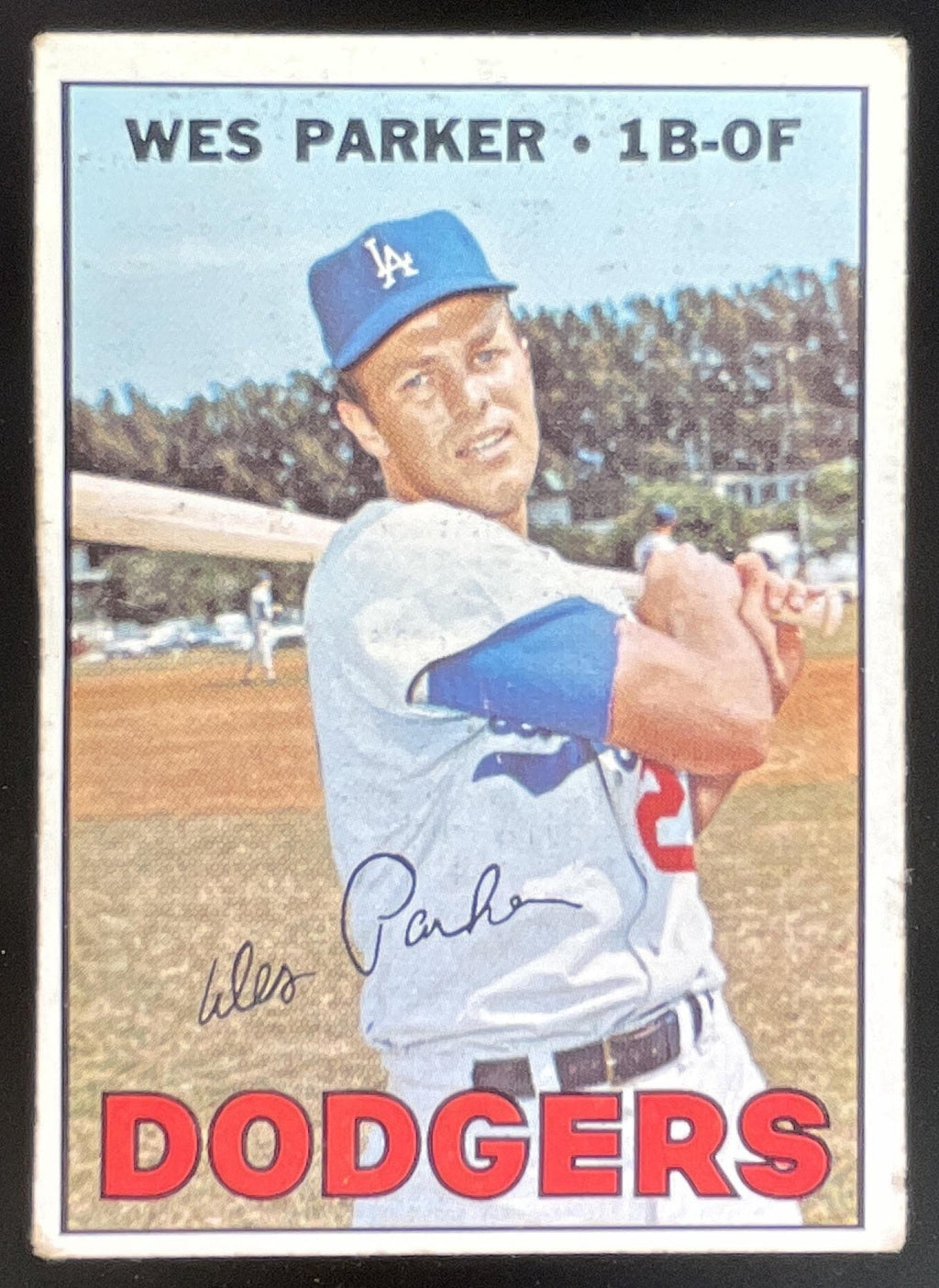 1967 Topps #218 Wes Parker product image 1, provided for visual reference and product detail review