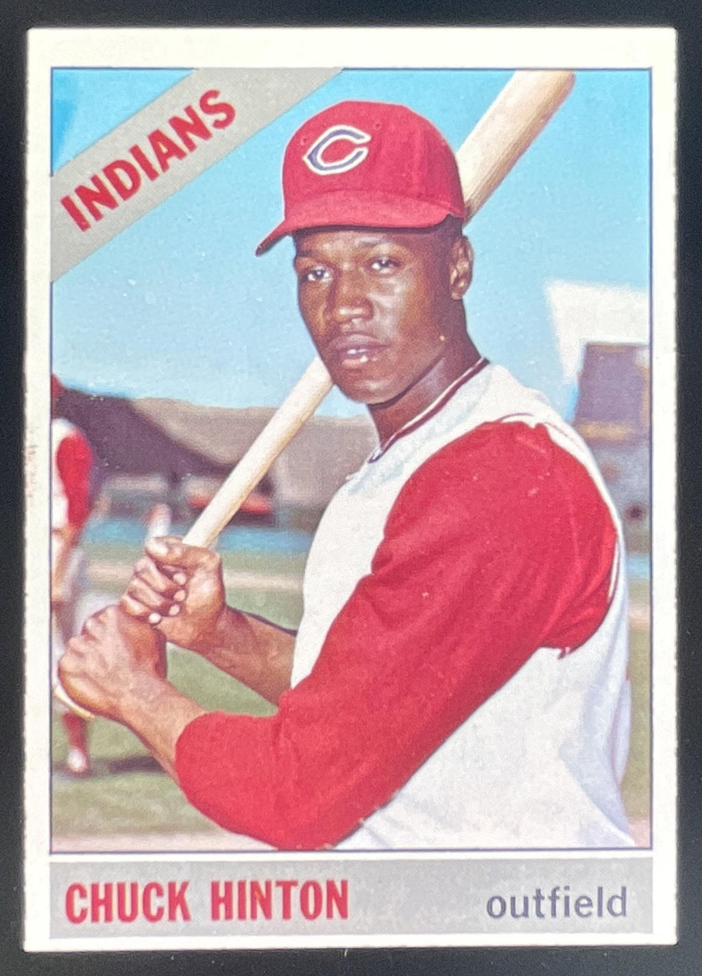 1966 Topps #391 Chuck Hinton product image 1, provided for visual reference and product detail review