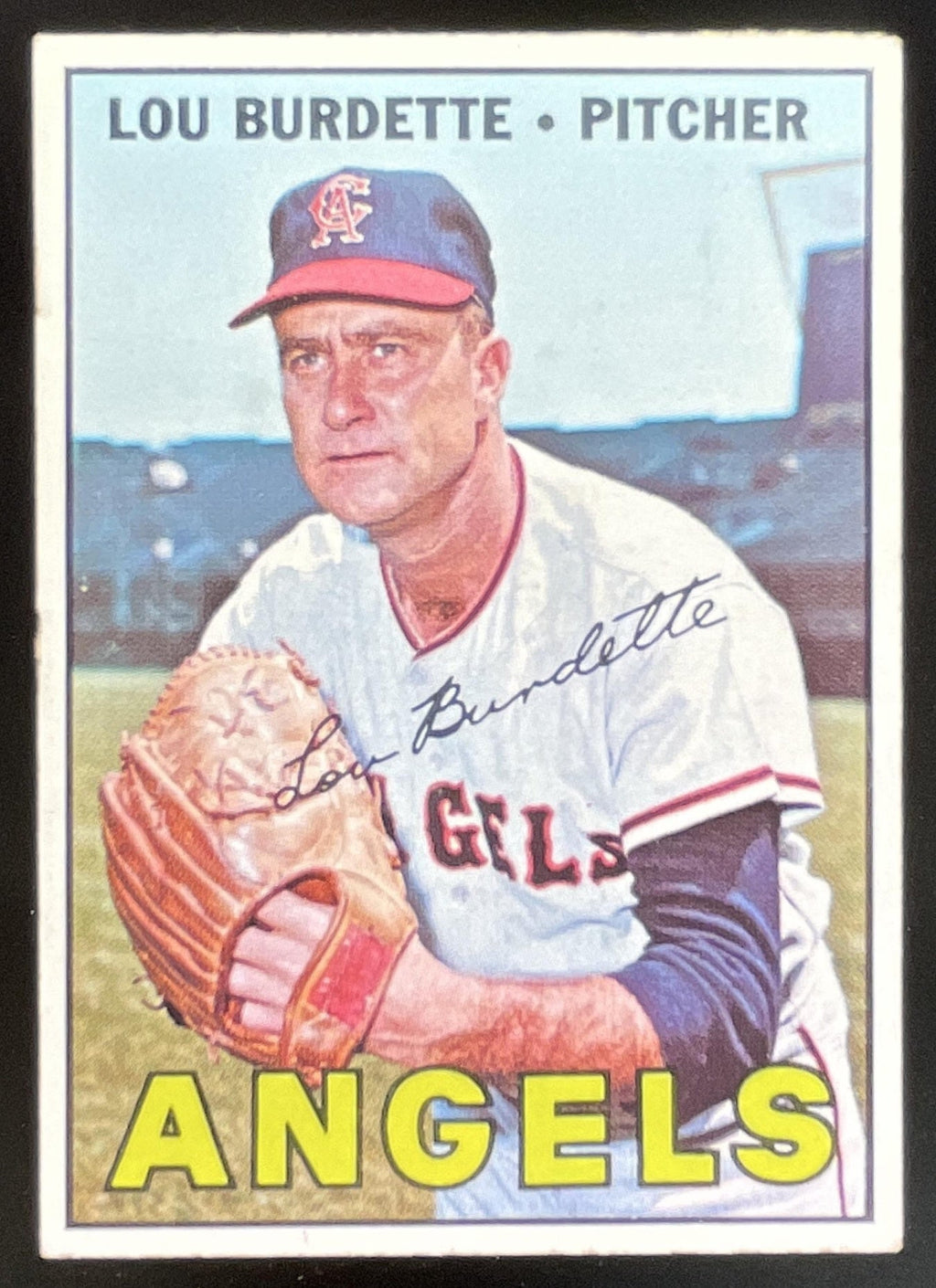 1967 Topps #265 Lew Burdette product image 1, provided for visual reference and product detail review