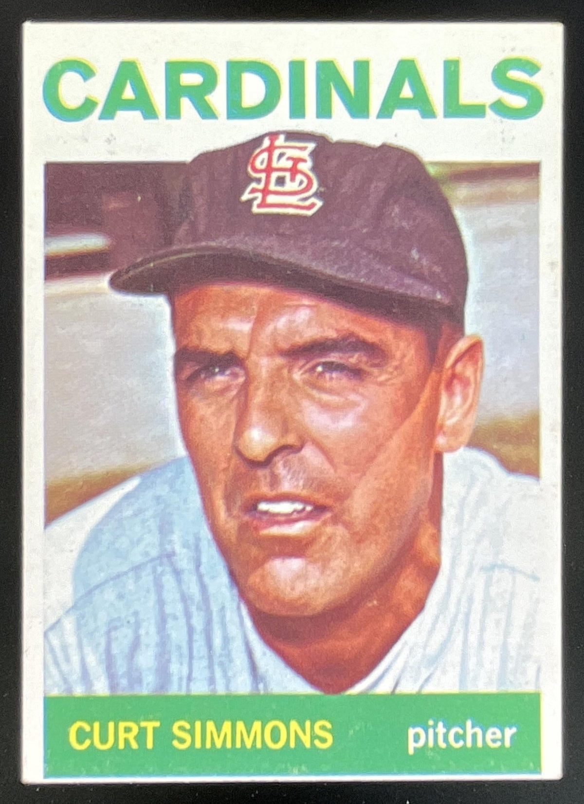 1964 Topps #385 Curt Simmons product image 1, provided for visual reference and product detail review