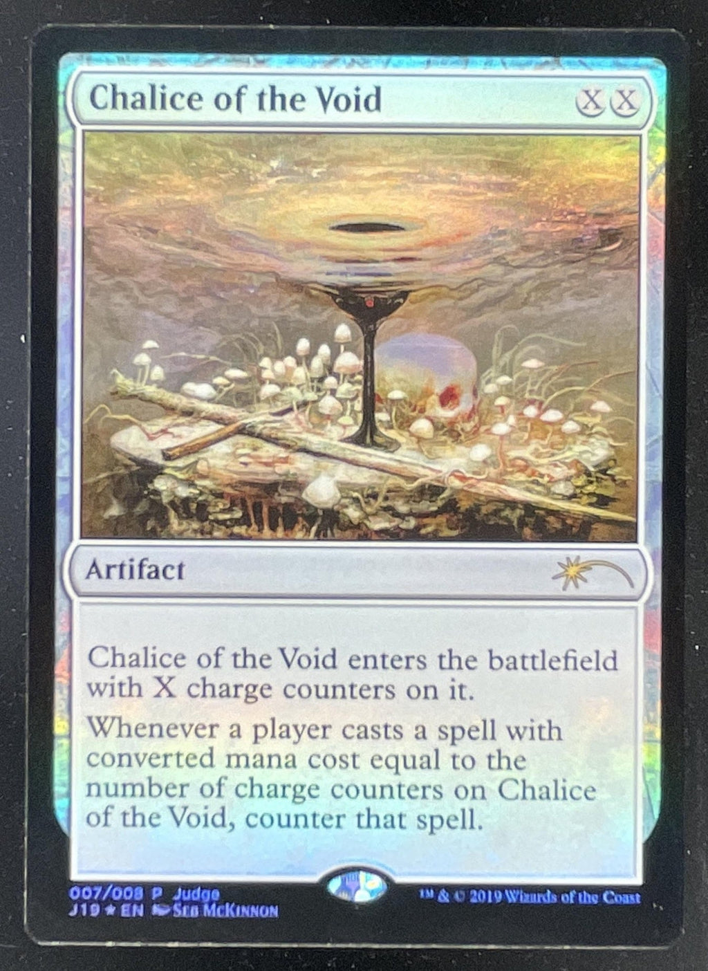 2019 Magic: The Gathering Judge Gift Promos #7 Chalice of the Void product image 1, provided for visual reference and