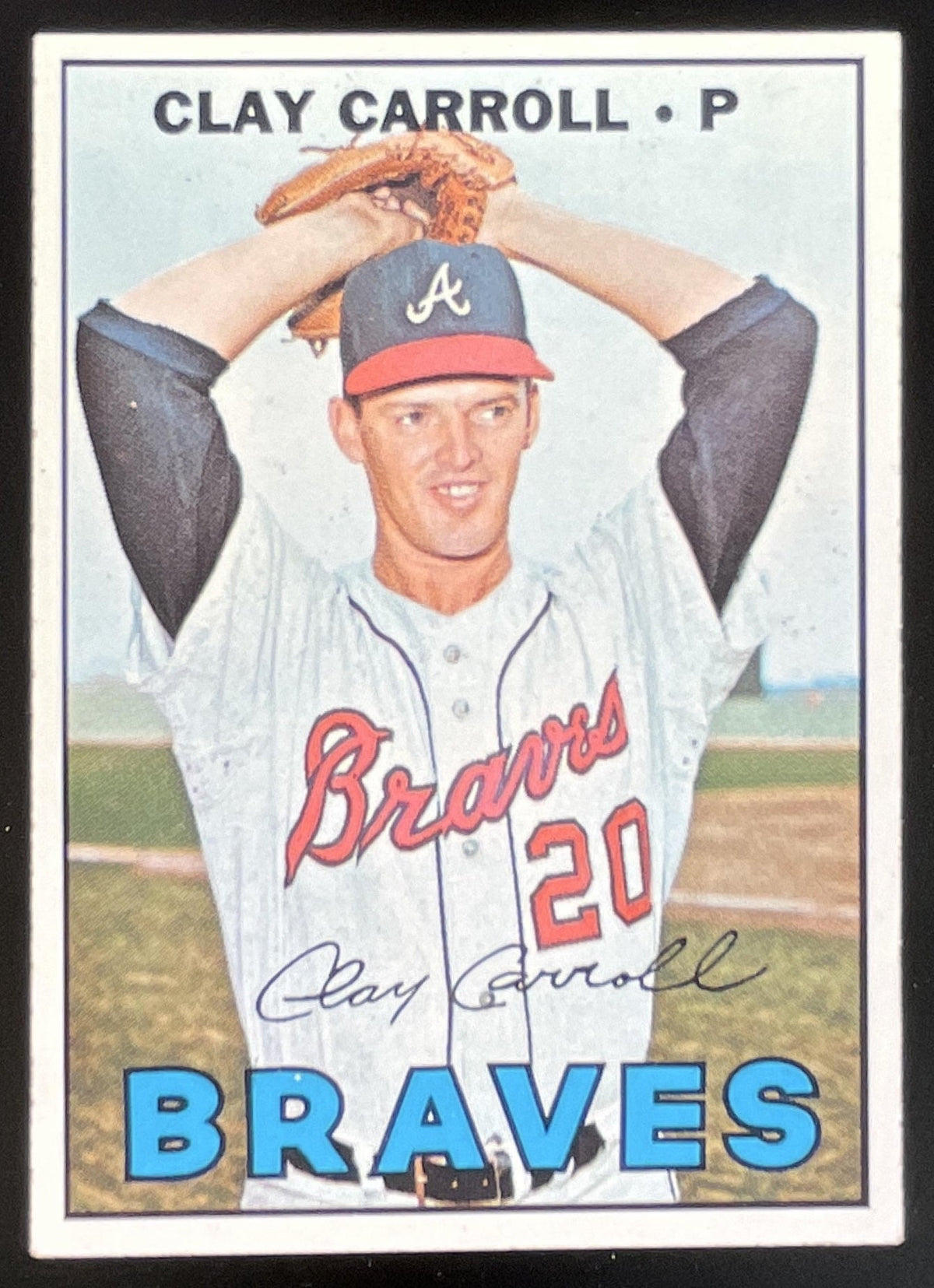 1967 Topps #219 Clay Carroll product image 1, provided for visual reference and product detail review