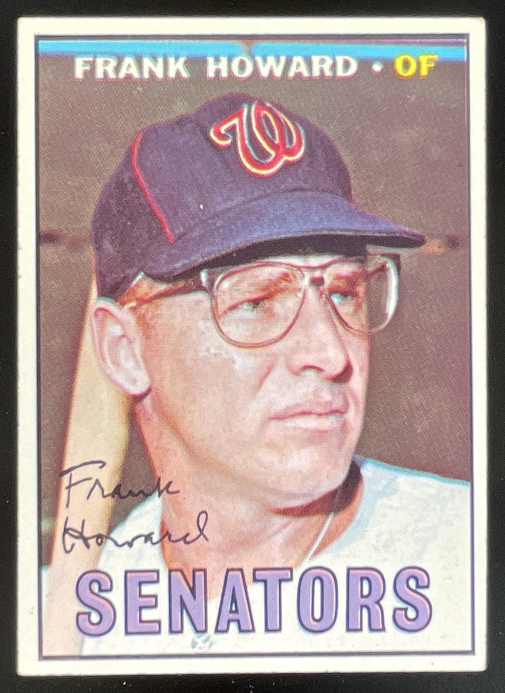 1967 Topps #255 Frank Howard product image 1, provided for visual reference and product detail review