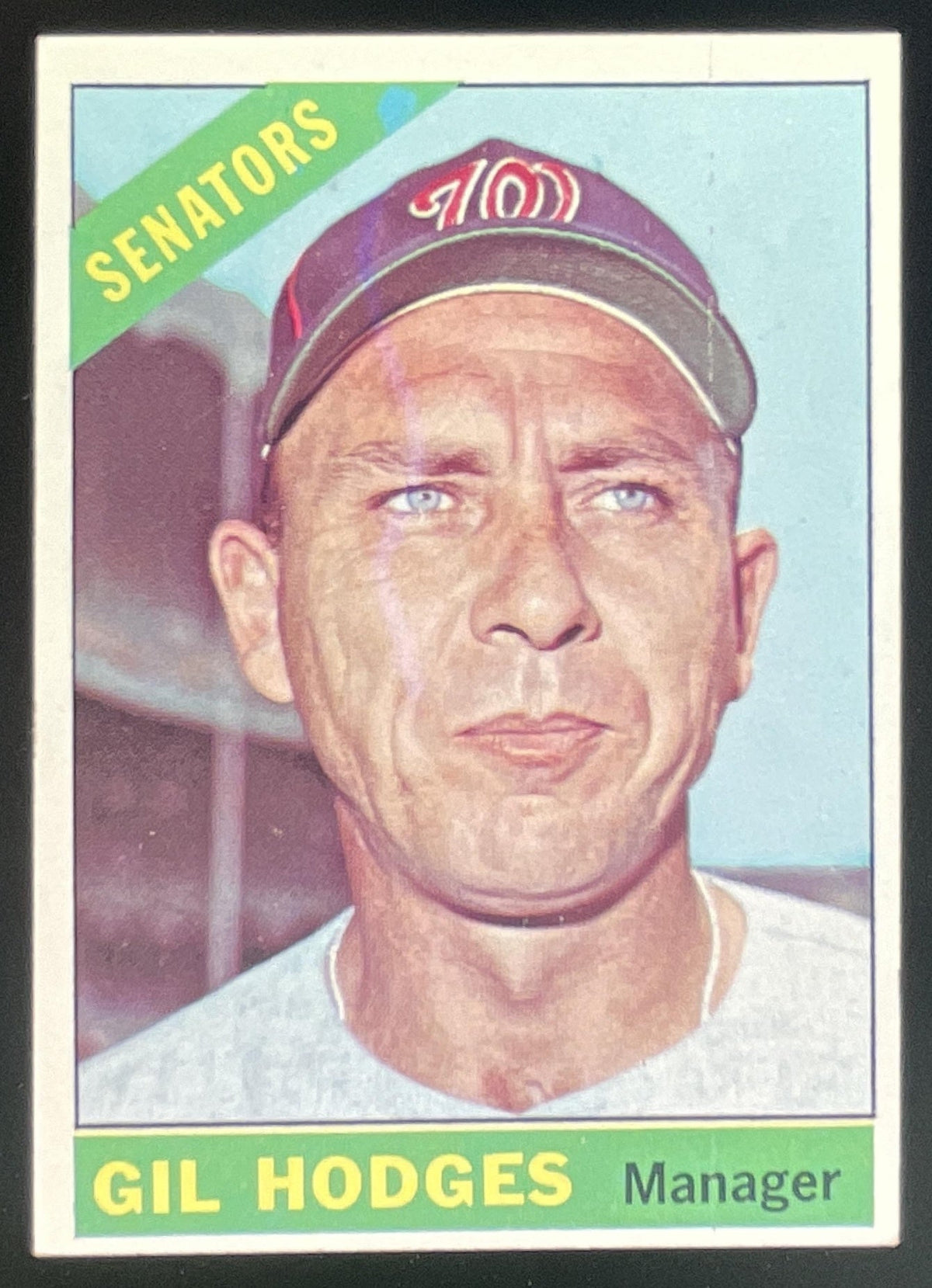1966 Topps #386 Gil Hodges product image 1, provided for visual reference and product detail review