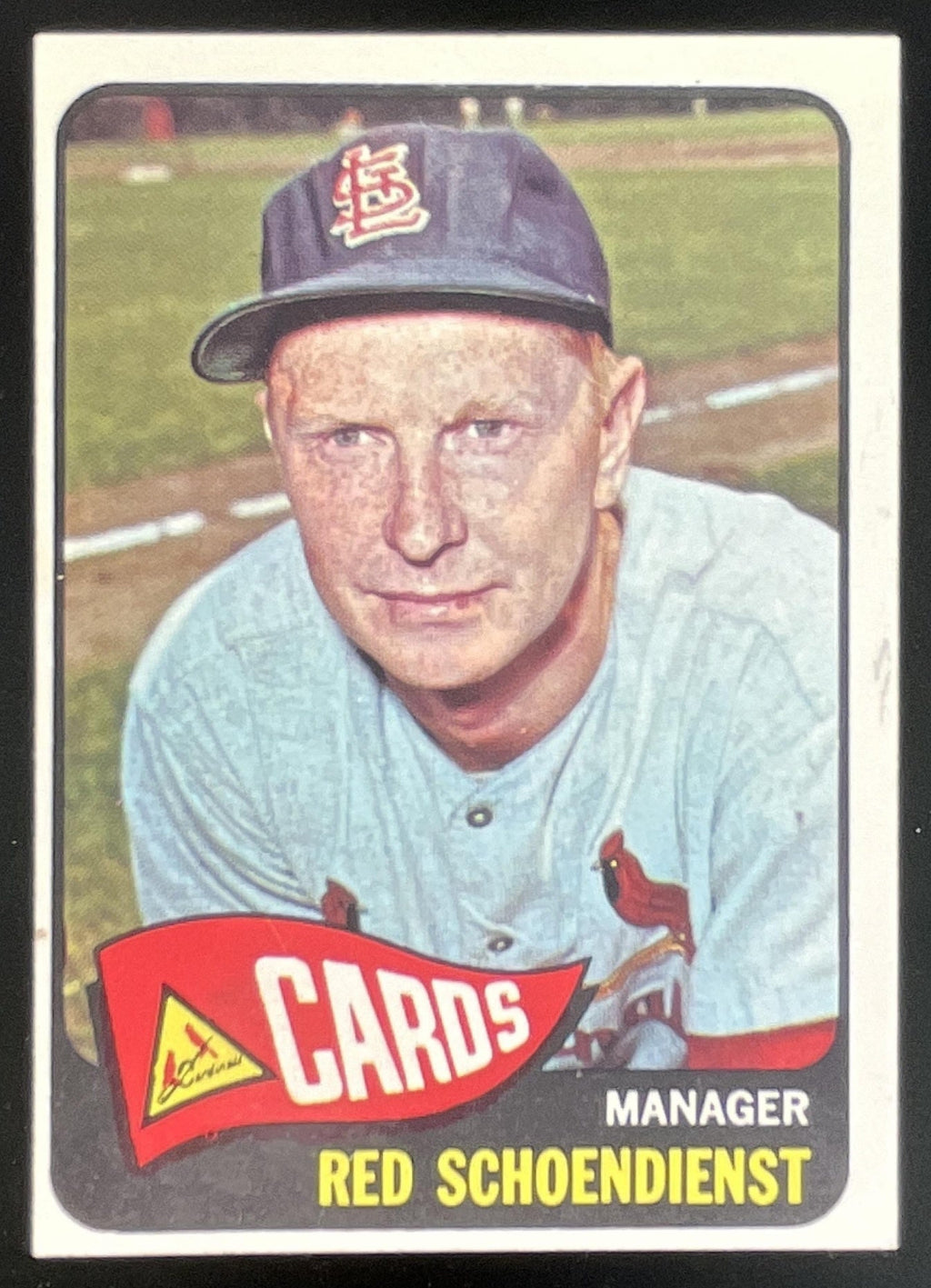 1965 Topps #556 Red Schoendienst product image 1, provided for visual reference and product detail review