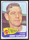 1965 Topps #384 Johnny Klippstein product image 1, provided for visual reference and product detail review