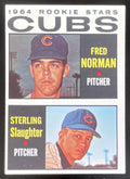 1964 Topps #469 Cubs 1964 Rookie Stars Fred Norman Sterling Slaughter RC product image 1, provided for visual reference and