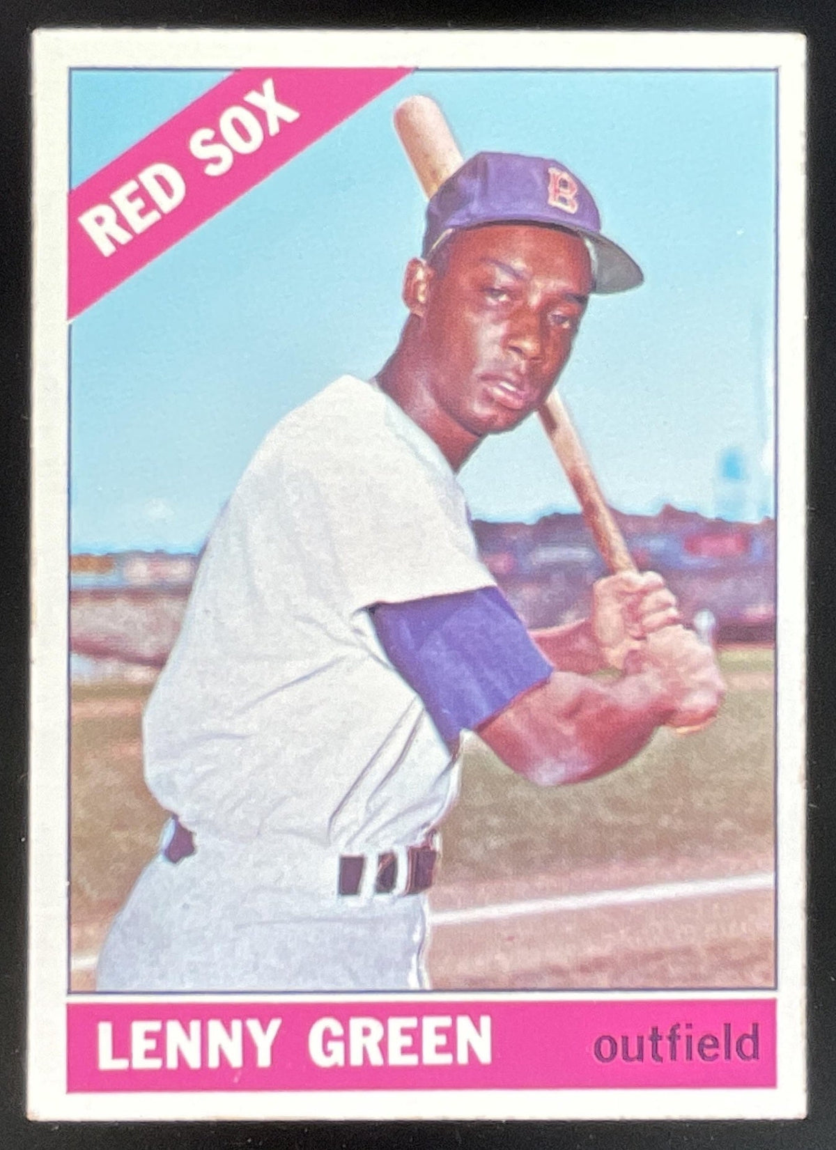 1966 Topps #502 Lenny Green UER product image 1, provided for visual reference and product detail review
