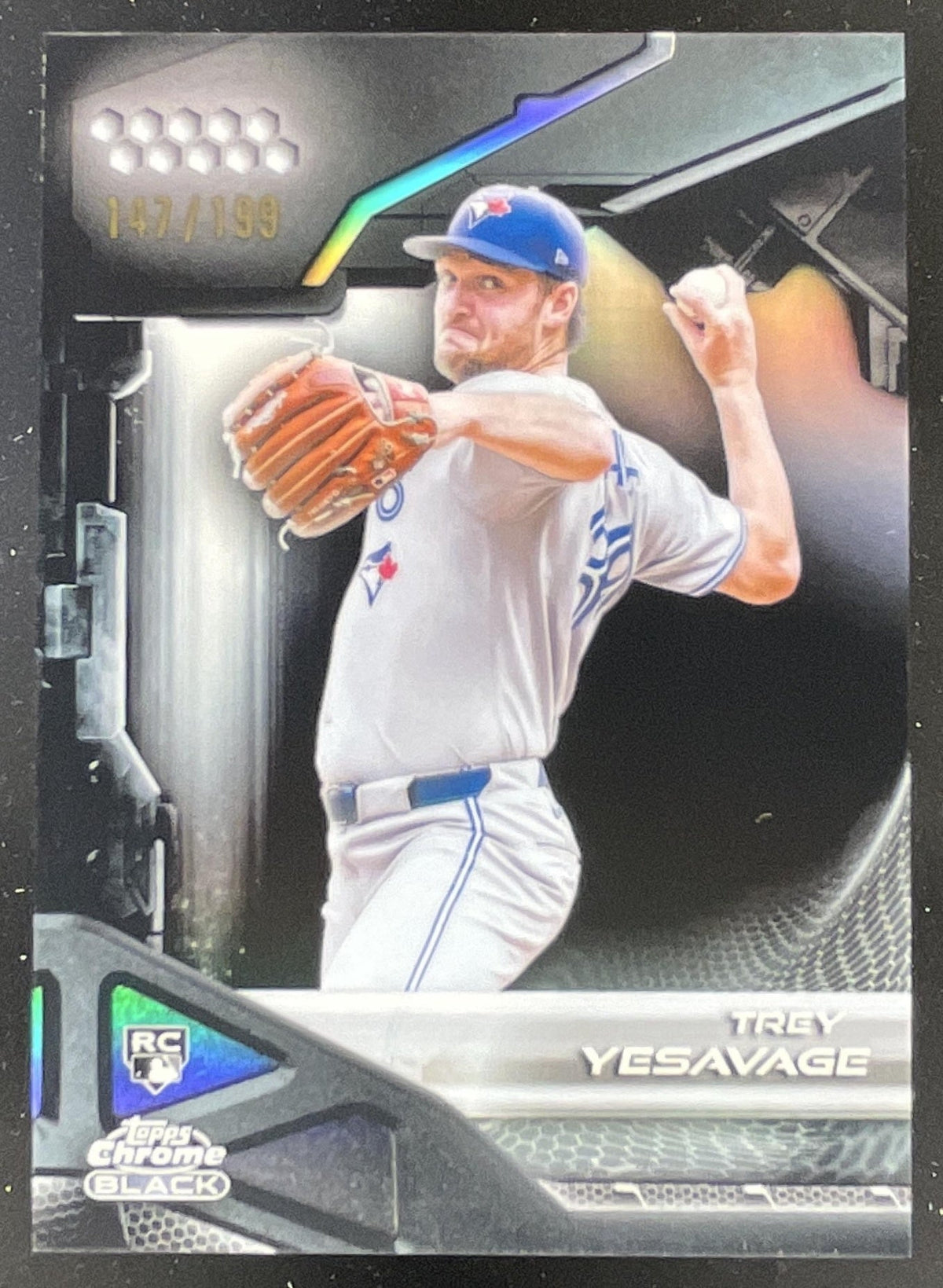 2026 Topps Chrome Black Refractor #131 Trey Yesavage RC /199 product image 1, provided for visual reference and product