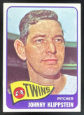 1965 Topps #384 Johnny Klippstein product image 1, provided for visual reference and product detail review