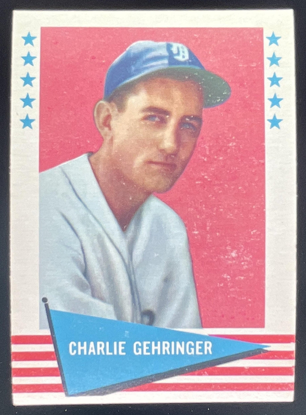 1961 Fleer Baseball Greats F418-3 - #32 Charlie Gehringer product image 1, provided for visual reference and product detail