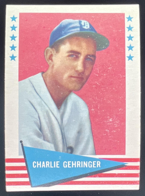 1961 Fleer Baseball Greats F418-3 - #32 Charlie Gehringer product image 1, provided for visual reference and product detail