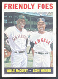 1964 Topps #41 Friendly Foes Willie McCovey Leon Wagner C product image 1, provided for visual reference and product detail