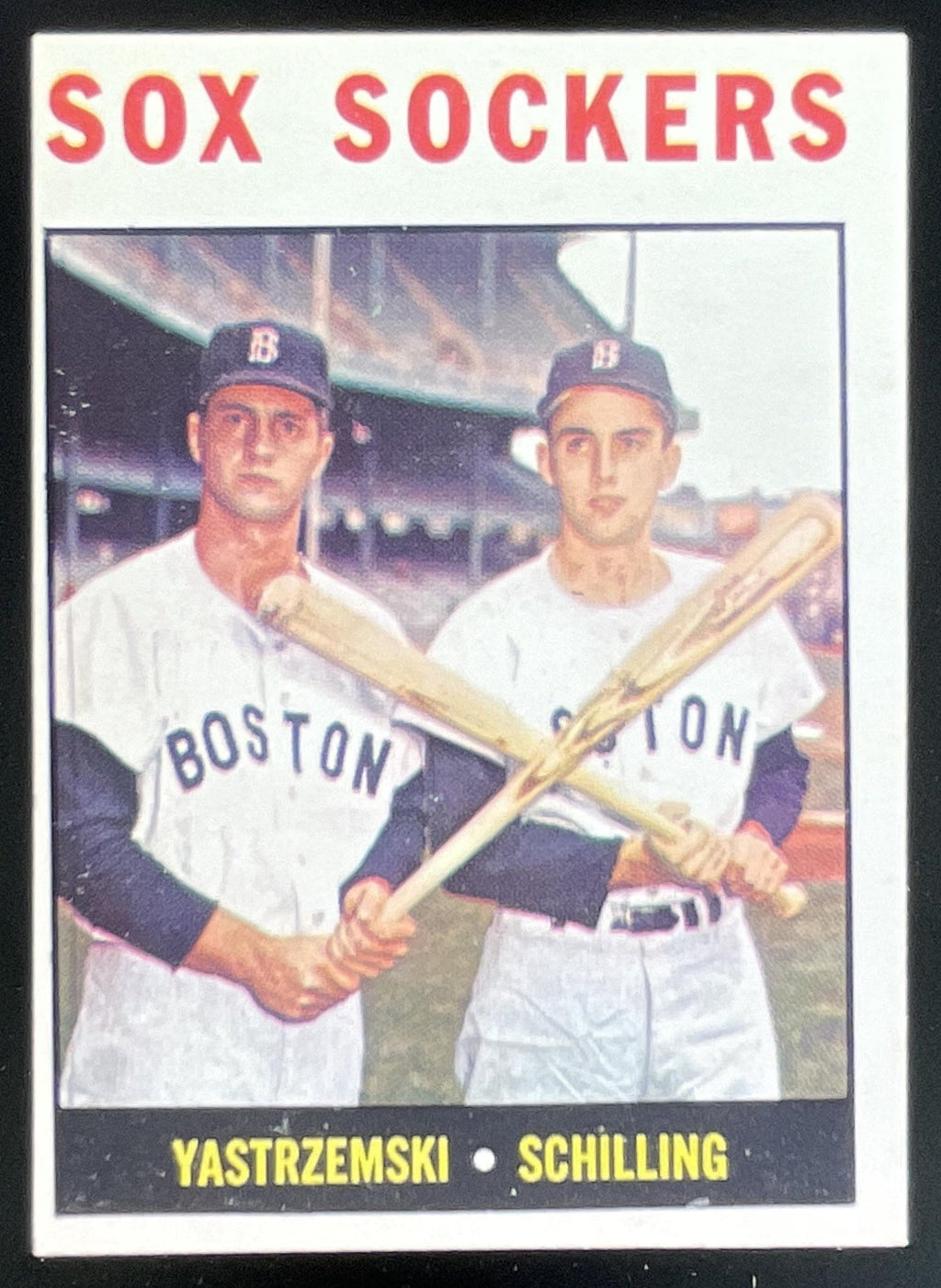 1964 Topps #182 Sox Sockers Carl Yastrzemski Chuck Schilling C product image 1, provided for visual reference and product