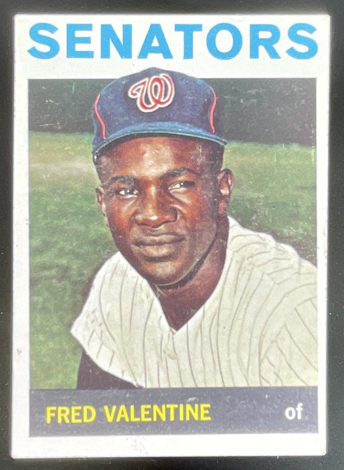1964 Topps #483 Fred Valentine RC product image 1, provided for visual reference and product detail review