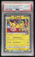 2019 Pokemon Japanese SM Promo Pokemon Center #325 Tea Party Pikachu PSA 10 product image 1, provided for visual reference