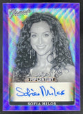 2022 Leaf Metal Pop Century Glamour Graphs Purple Wave #SM1 Sofia Milos Auto /20 product image 1, provided for visual