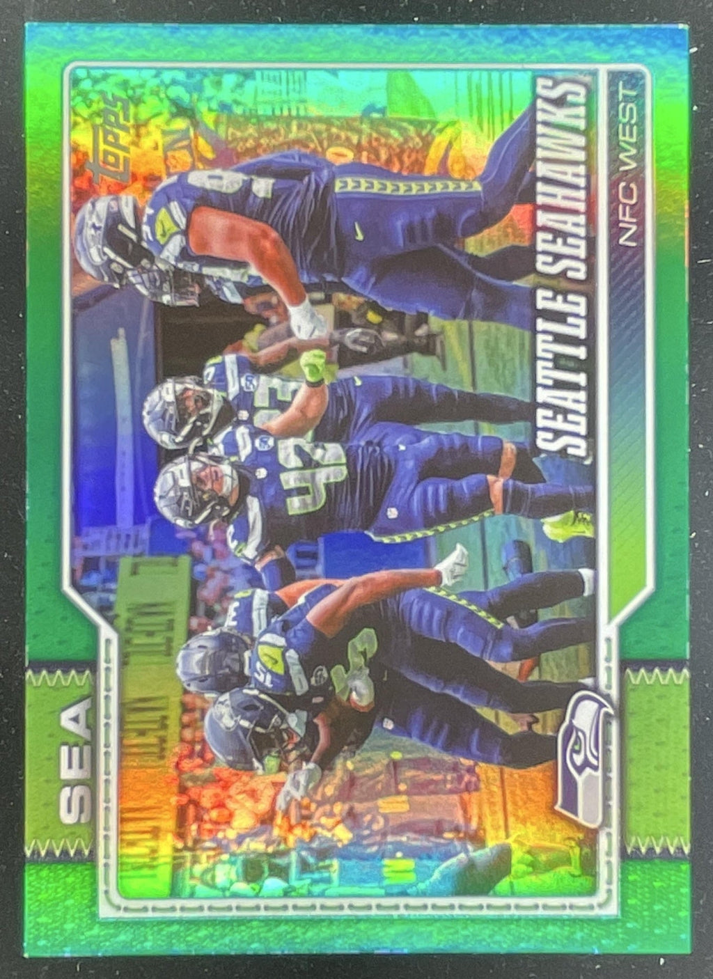 2026 Topps Green Holo Foil #277 Seattle Seahawks Team Card /99 product image 1, provided for visual reference and product