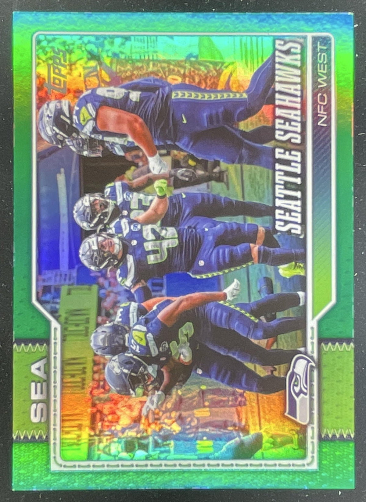 2026 Topps Green Holo Foil #277 Seattle Seahawks Team Card /99 product image 1, provided for visual reference and product
