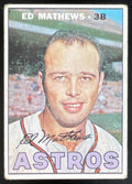1967 Topps #166 Ed Mathews product image 1, provided for visual reference and product detail review