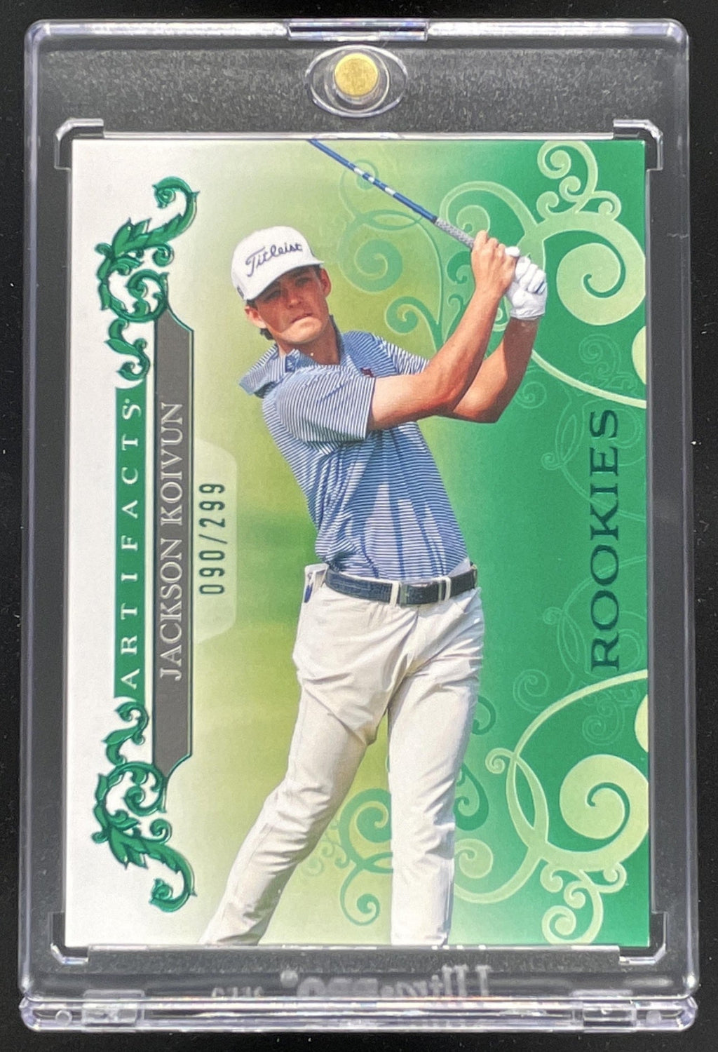 2026 Upper Deck Artifacts Rookies Green #74 Jackson Koivun RC /299 product image 1, provided for visual reference and