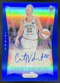 2024 WNBA Prizm Throwback Blue Prizm #TB-CV Courtney Vandersloot Auto /75 product image 1, provided for visual reference and