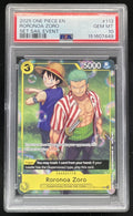 2025 One Piece Royal Blood OP10 Uncommon #OP10-113 Roronoa Zoro PSA 10 product image 1, provided for visual reference and