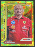 2025 Topps Chrome Sapphire F1 Yellow #193 Frederic Vasseur F1 Team Principle /75 product image 1, provided for visual